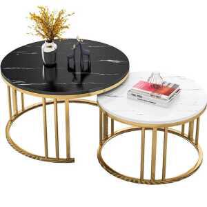 세라믹 거실 테이블 대리석 템파보드 탁자 소파 원형