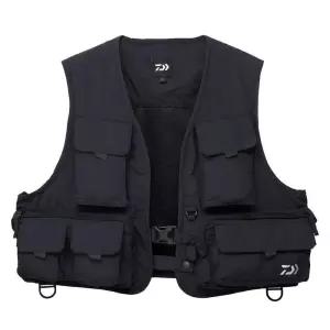 다이와 낚시 조끼 민물 루어 다용도 블랙 DV-3425