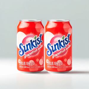광동 탄산음료 썬키스트 자몽 소다 355ml x 24캔