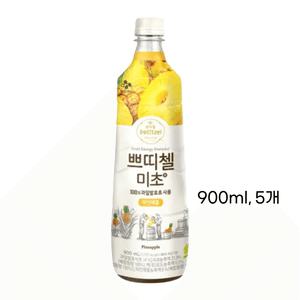 쁘띠첼 미초 파인애플 900ml 5개