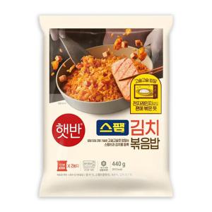 [냉동] CJ 햇반 쿡반 스팸김치볶음밥 440g x 4개