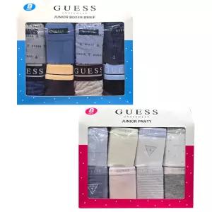 게스 주니어 브리프 8매 코스트코 남아 여아 삼각팬티 드로즈 팬티 아동 키즈  초등 중고등 면스판