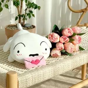 짱구 미니 바디 모찌 쿠션 러브레터 흰둥이/애착/힐링/수면/가정용/선물용/캐릭터/말랑한/푹신한/부드러운