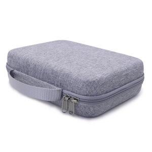 [보호보관용]회색 외장 하드 드라이브 오거나이저 파워 뱅크 가방 케이스 팩, 전자 기기 제품, 헤드셋, 무