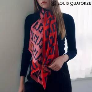 백화점 정품 루이까또즈 스카프 1DPP701PI 울실크 양면 더위시 롱스카프 핑크 여자 여성 선물