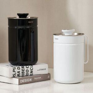 [NS홈쇼핑]리본제이 무디타 더 라운드 304 스텐 가정용 진공 음식물 쓰레기통 2.8L..