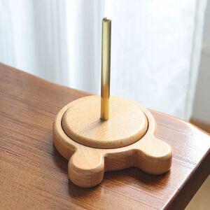 우드 뜨개실 홀더 실패꽂이 공예용 회전 걸이 스탠드