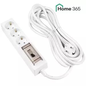 홈365 국산 고용량 멀티탭 3구 10m / 에어컨 전기난로