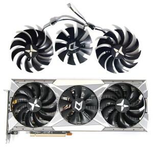 데이터 랜드 라데온 RX5600XT 그래픽 냉각 선풍기 GAA8S2U 85mm 4 핀 GPU 쿨러 3 개