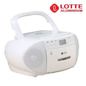 B롯데핑키880화이트 MP3 카셋트플레이어 CD 라디오