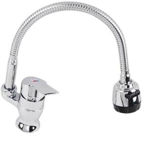 싱크대 원홀 코브라수전 온도조절 씽크대 분사 자바라