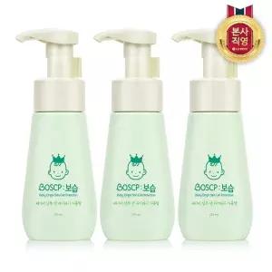 [엘지생활건강]BOSCP 보습 베이비 샴푸 바디워시 거품형 270ml 3개