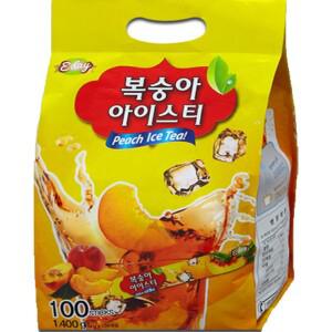 이레 복숭아 아이스티 14g 100입 1.4kg 대용량 분말 아이스티 음료