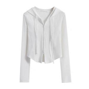 봄후드 간절기 얇은 여성상의 캐주얼 봄 후드티 긴팔