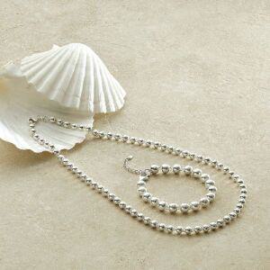 (빅)국산 순은 99.9% 은볼 목걸이(6돈)