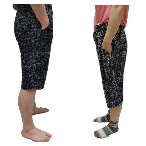 VIC 패턴무늬까슬이쿨7부바지 몸빼바지 냉장고바지 바지 꽃바지 헐렁한바지 시원한바