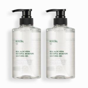  쿤달 쿤달 리얼 알로에 베라 모이스처 수딩젤, 2개, 500ml