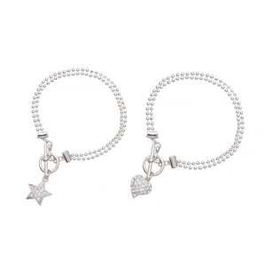 CRICRI 스타 별 스와로브스키 크리스탈 제작 팔찌