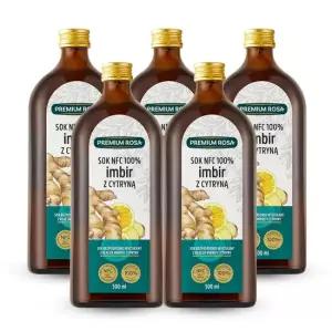 프리미엄로사 생강 레몬 원액 100  건강즙 500ml 5병