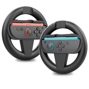 테크라인 닌텐도 스위치2 조이콘2 레이싱 휠 2개 세트 마리오카트 핸들 원형 마카 월드