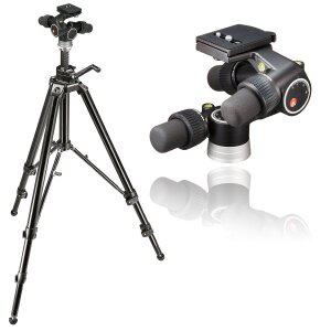 [맨프로토][내일도착보장] 대형 기어식 센터컬럼 삼각대 475B + 405 프로 기어 헤드 킷