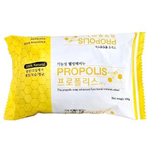 프로폴리스 비누 100g 여드름 클렌징바 기능성 웰빙 때비누