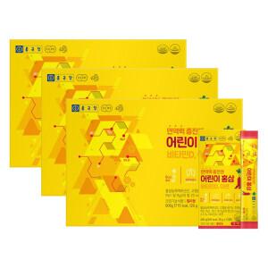 종근당 면역력 증진엔 어린이 홍삼 젤리형 30포 X 3개