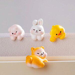 [청년리빙]매달린 아기동물 피규어 4종세트