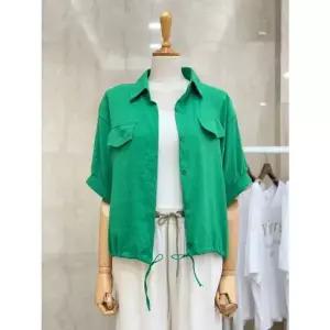 [NS홈쇼핑][쿠바이투]25여름 소프트블라우스/그린 T52WSH56AX[35230314]