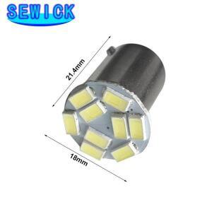 100Pcs 자동 LED S25 P21W 1156 BA15S 9 SMD 5630 1157 BAY15D 회전 신호 주차 백업 전구 램프 흰색 빨간색