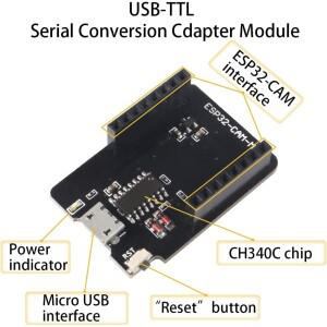 아두이노 블루투스 ESP32-CAM 와이파이 및 블루투스 모듈 개발 보드 OV2640 카메라 Arduino Raspberry Pi