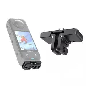 인스타360 X4 전용 1/4 to 액션캠 마운트 브라켓 삼각대 셀카봉 고프로 악세서리 호환 핫굿