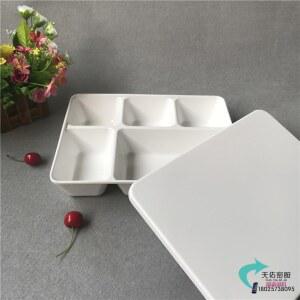 3구 어른용 정량 있는 소풍 화이트938 2구 9세트 도자기 접시 뚜껑 도자기식판 8인치 체리 식판