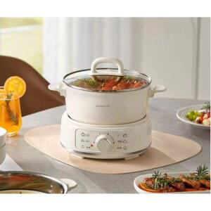 분리형 전기냄비 멀티쿠커 찜기 찜기세트 튀김 스마트쿠커 1인용 후라이팬 핫팟 전기조리기기