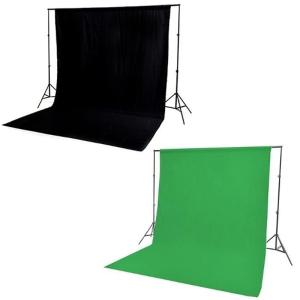 [아우트]코튼 방송장비 크로마키 촬영배경천 스탠드