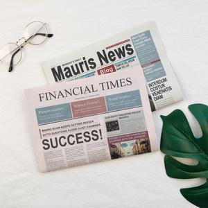 영어 영자 신문 2종 감성 사진 소품 촬영 쇼핑몰 촬영용 빈티지 신문지