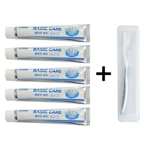 2080 휴대용치약 50g 5개 +케이스+칫솔