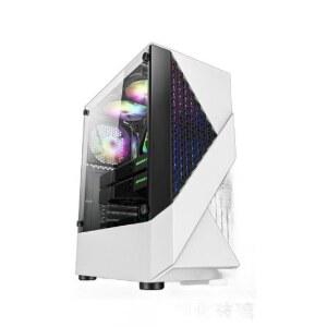 어항케이스 컴퓨터 투명 본체 PC케이스 수냉쿨러 수냉식 미들타워 PC 엣지블랙 측면