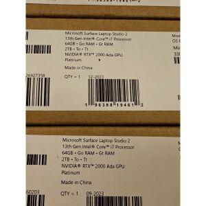 MICROSOFT 마이크로소프트 14.4 SURFACE 노트북 [세금포함] [정품] LAPTOP 랩탑 스튜디오 2 Intel i7-13800