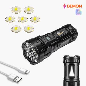 145g 경량 세븐 LED 충전식 써치라이트 C타입 생활방수 순찰 캠핑