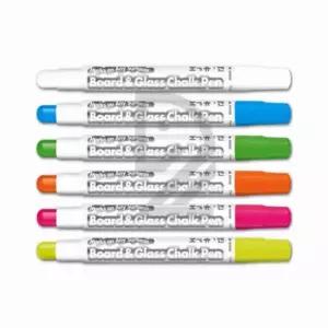 멀티 초크펜 하늘 MBG12 블랙보드 유리 12개입 타일공예 공예재료 나무공예