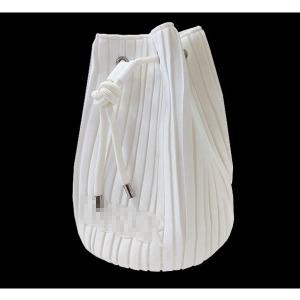 디올뷰티 2025프릴 화이트 주머니 파우치