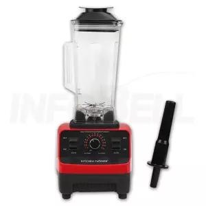 키친플라워 한방에킹 초고속 블렌더 대용량 스테인리스 스텐 6중 칼날 믹서기 다지기 분쇄기 블랜더 세트