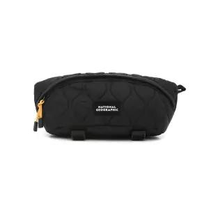 [내셔널지오그래픽키즈]K224KHI010 키즈 퀄팅 패딩 힙색 BLACK