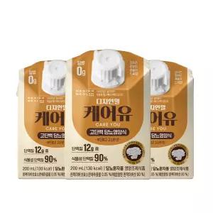 [롯데백화점]프라임에스앤에이치 [풀무원] 케어유 고단백 당뇨영양식 200mlX20팩/베스트상품 바른먹거리
