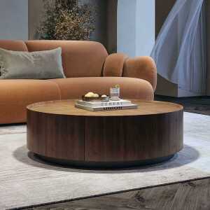 거실좌식탁자 다다미 다도 찻상 미니 원형 티테이블