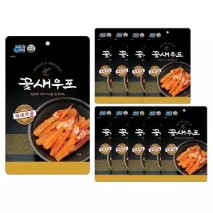 신선수산 꽃새우포 30gx10봉 국내가공 명품건어물 수제새우포 고급안주 간식 캠핑 여행 집들이 장거리운전 손님 간편한 핑거푸드