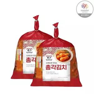 [보리보리/종가집]종가집 총각김치 2.3kg(비닐)X2개