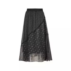 [샤트렌]도트포인트 쉬폰 롱 스켜트_HCDFSK201 HCDFSK201