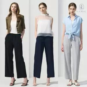 [엘시크] 25SS  크링클 인견 스판 팬츠3종